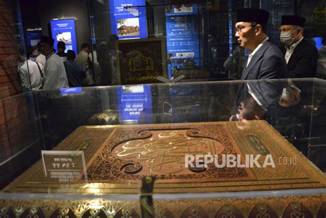 Galeri Rasulullah SAW Masjid Al Jabbar Resmi Dibuka Republika Online