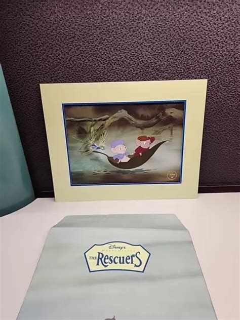 DISNEY THE RESCUERS Exclusive Commemorative Lithograph With Envelope