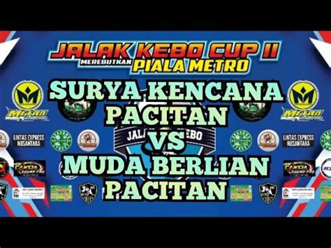 SURYA KENCANA PACITAN VS MUDA BERLIAN PACITAN Rivalitas Dan