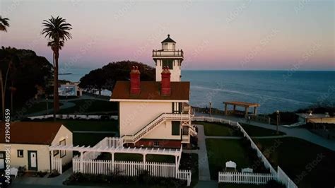 Point Fermin Lighthouse K Drone Video Of The Pt Fermin Light In San