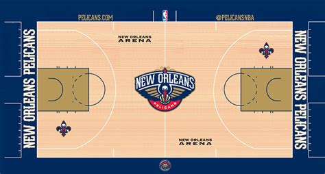 Take A 3 D Tour Of The New Orleans Pelicans Great New Court For The Win