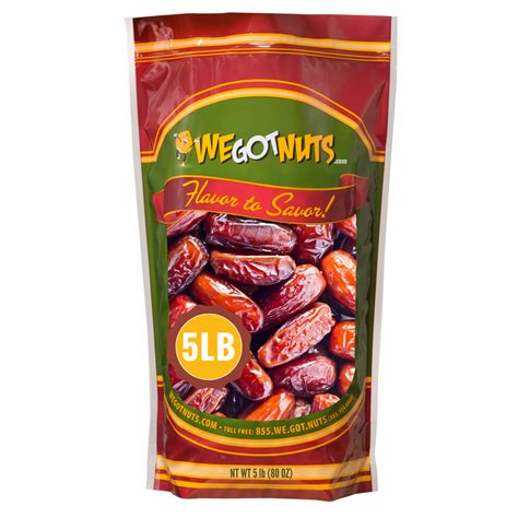 5 Pounds Of Dates Pitted 80oz No Added Sugar Non Gmo Kosher