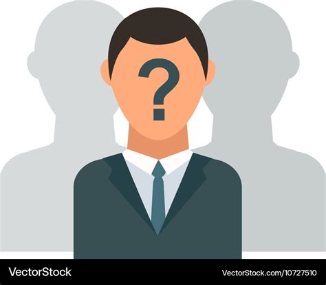 Unknown Person Royalty Free Vector Image Vectorstock