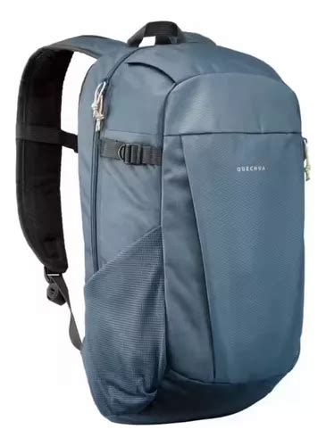 Mochila De Monta A Y Trekking Quechua Nh Litros Color Azul Gris