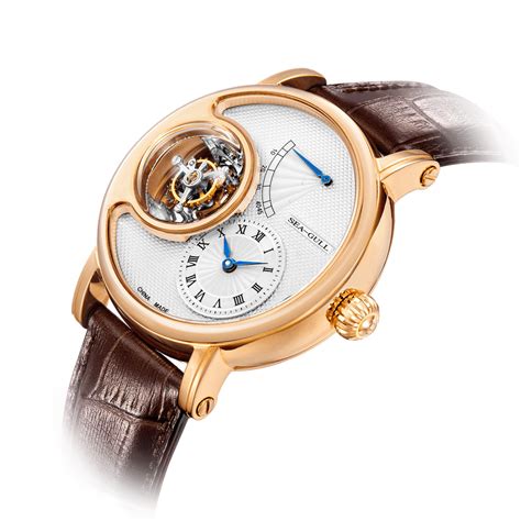 Seagull Tri Axial Tourbillon Mens Manual Mechanical Watch St8520gc