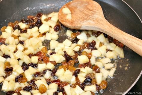 Bread Pudding Recipe with Raisins & Apples • The Simple Parent