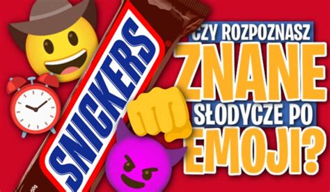 Czy rozpoznasz znane słodycze po emoji sameQuizy