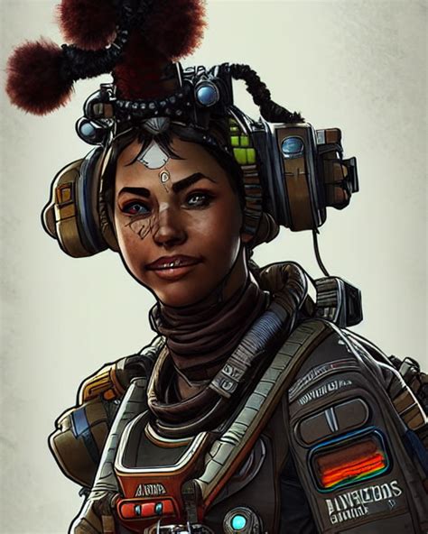 Prompthunt Pathfinder From Apex Legends Character Portrait Portrait