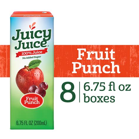 Juicy Juice Fruit Punch Juice Count Fl Oz Juice Box