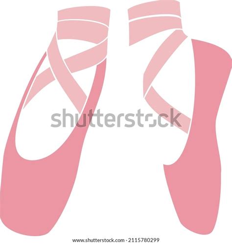 Pink Ballet Shoes Vector Illustration Stock Vector Royalty Free