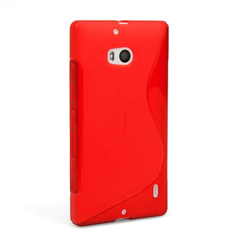 Caseflex Nokia Lumia Silicone Gel S Line Case Red