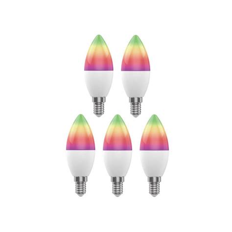 Smart sada LED žiaroviek E14 5W RGB CCT WOOX R9075 5pack WiFi Tuya