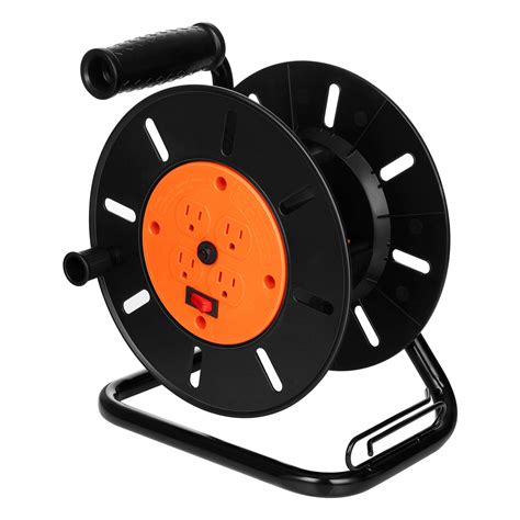 Empty Retractable Cable Reel