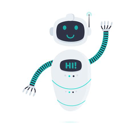 Robot Chatbot Icon Sign Flat Style Design Vector Illustration Isolated