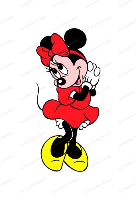 Minnie Mouse Svg 30 Svg Dxf Cricut Silhouette Cut File Etsy