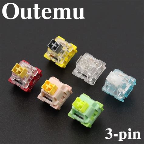 Outemu Mechanical Keyboard Switch Pin Silent Clicky Linear Tactile G