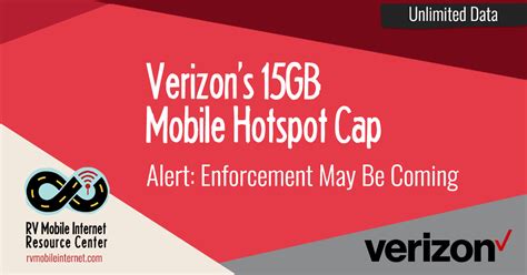 ALERT: 15GB Mobile Hotspot Cap Enforcement Coming on Verizon New ...