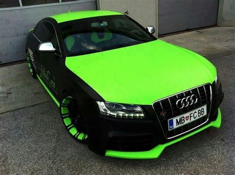 Neon Green And Black Sports Cars Luxury Audi S5 Super Luxury Cars