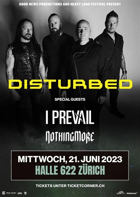 Event Disturbed - 21/06/2023 - Zürich - Halle 622 - Switzerland