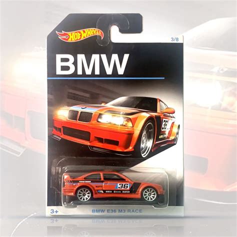 بي ام دبليو ام ثري Bmw E36 M3 Racing اصدار Hot Wheels