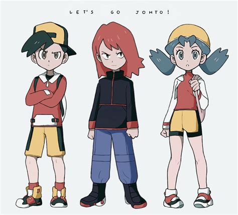 Ethan Silver And Kris Pokemon And 2 More Drawn By Emefuran Danbooru