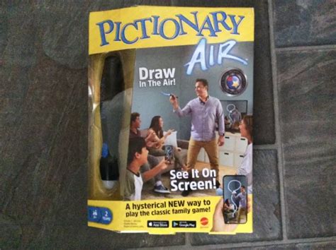 Mattel Games Pictionary Air Interacting Drawing Game For Picclick Uk