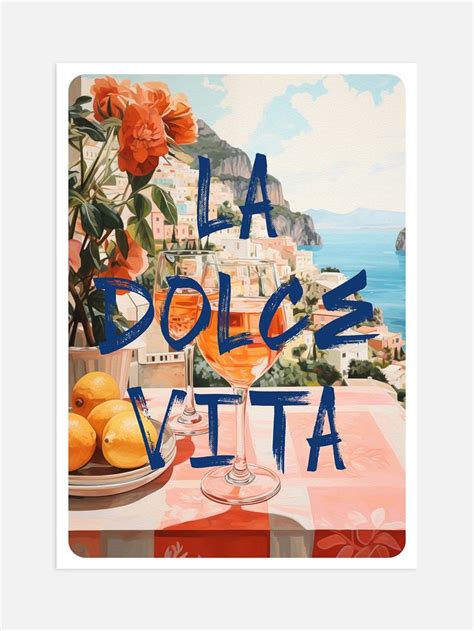 La Dolce Vita Italian Poster en 2024 Fond d écran téléphone