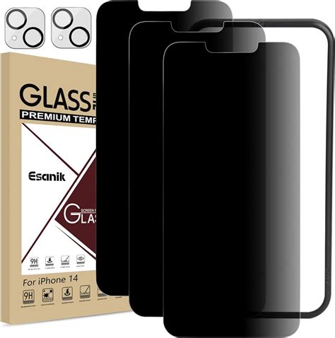 Esanik 32 Pack Privacy Screen Protector For Iphone 14 61 Anti Spy Tempered