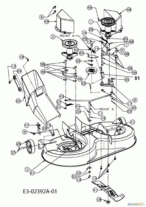 Yard Man Tracteurs De Pelouse Te Dh E Plateau De