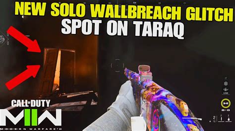 Modern Warfare Glitches New Solo Wallbreach Glitch On Taraq Mw Mw