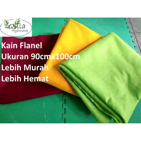 Jual Kain Flanel Sumbu Wick Hidroponik 90cmX100cm Shopee Indonesia