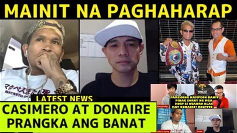 NONITO DONAIRE Jr Vs JOHN RIEL CASIMERO FACE OFF INTERVIEW BOXING