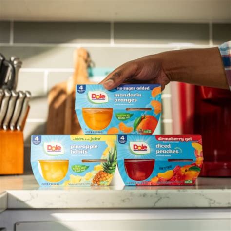 Dole® Fruit Bowls® Mandarin Oranges In 100 Fruit Juice Cups 4 Ct 4