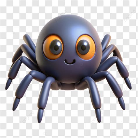 Vetor De Clipart De Aranha De Desenho Animado Olhos Laranja Png