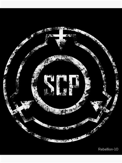 Scp Foundation Variant Symbol Poster For Sale By Rebellion 10