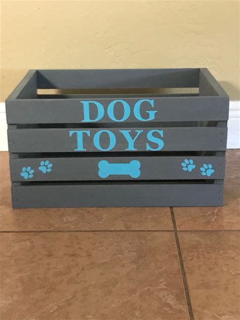 Dog Toy Box Large Dog Toy Box Pet Storage Pet Organization Pet Toy