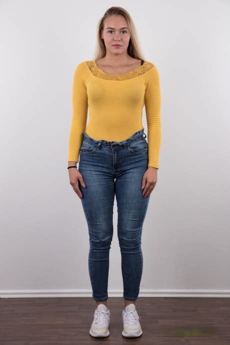 Fully Clothed Year Old Silvie Stands Butt Naked After Removing Her Clothes CoedCherry