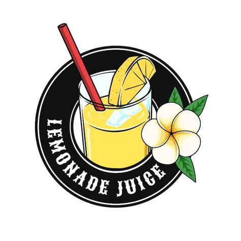 Premium Vector Lemonade Juice Logo Badge Concept