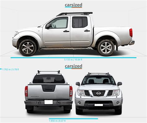 Nissan Navara Dimensions Side View