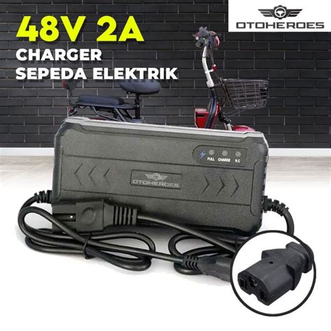 Jual Charger Sepeda Listrik V Ah Selis Scooter Cas Baterai Sepeda