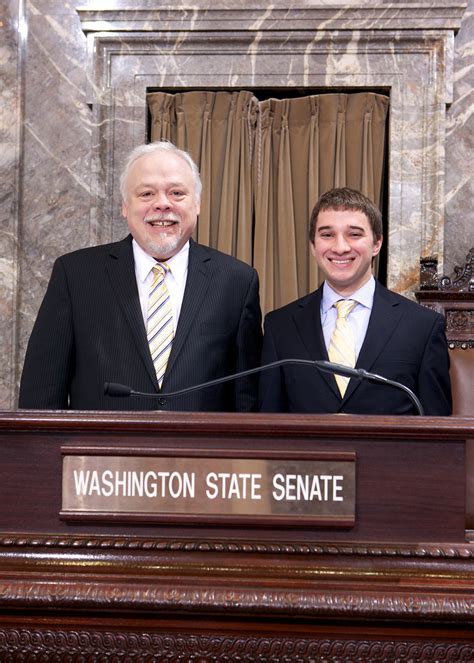 Sen Benton With Intern Sen Don Benton R Vancouver Wi Flickr