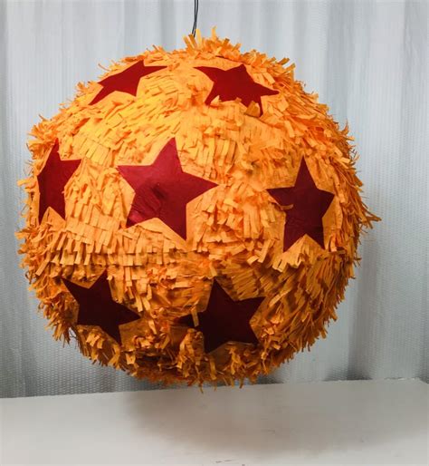 Yellow Ball With 7 Star Piñata By 02 2 Party Piñatas Houston