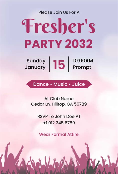 Welcome Party Invitation Templates Design Ideas And Tips