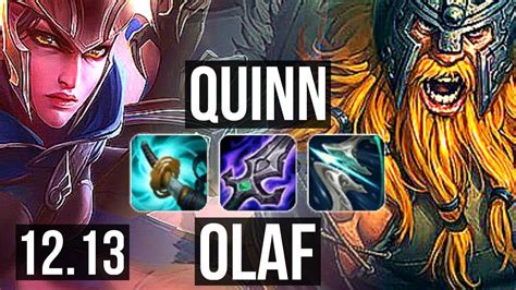 Quinn Vs Olaf Top Rank 1 Quinn 1100 Games 1 2m Mastery Kr