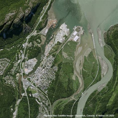 Carbon Capture in Canada high quality satellite image Pléiades Neo