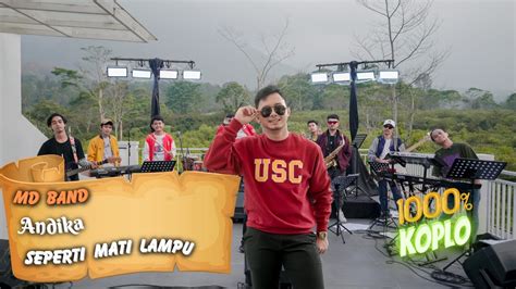 Seperti Mati Lampu Ungu Cover By Md Band Ft Andika Live Record