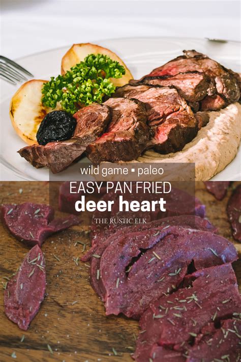 Easy Pan Fried Deer Heart Recipe Recipe Venison Recipes Deer