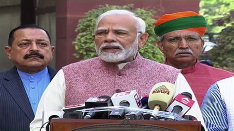 Pm Modis Remarks At The Start Of Winter Session Of Parliament Video