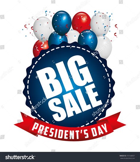 Presidents Day Sale Design Vector Illustration Stock Vector (Royalty Free) 373168057 | Shutterstock