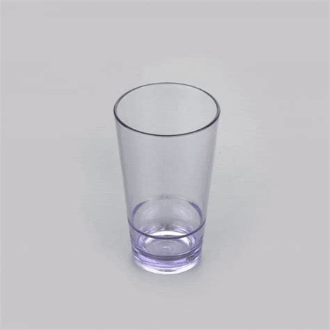 Bev Tek 14 Oz San Plastic Highball Glass Stackable 3 1 4 X 3 1 4